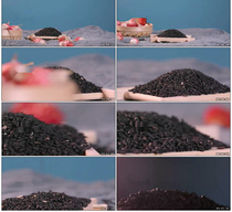 Black Sesame Sesame grain grains food food delicacies sesame oil Hemp Hemp fat real shot video material