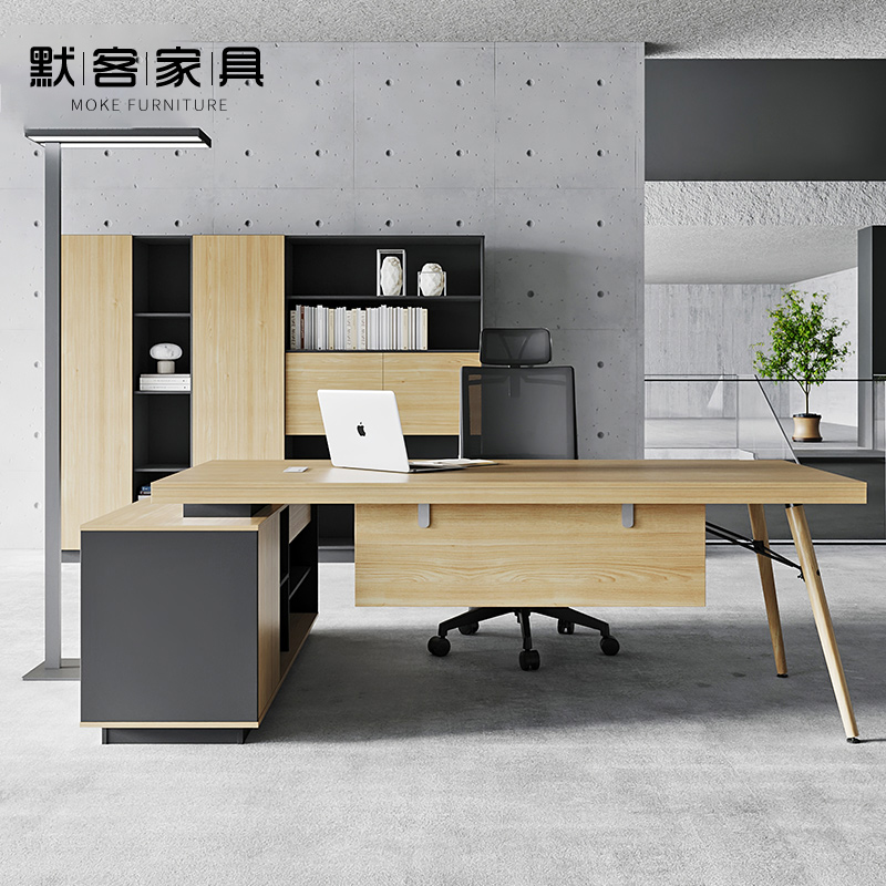 Boss Desk Brief Modern Single General Manager Woman Supervisor's Office Furniture Nordic Computer Table And Chairs Combination