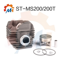 Oil saw cylinder piston suitable for Stilhl MS200 MS200T Chainaw petrol chainsaw universal
