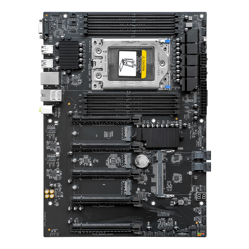 精粤EPYC-H13主板支持AMD霄龙 EPYC 7002/7003处理器高性能工作站