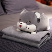 Серая мышь [подушка одеяло два -In -One]