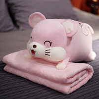 Розовая мышь [подушка одеяло два -ин -он]