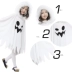 Halloween Trẻ Em Trang Phục Cosplay Nữ Ma Trình Diễn Trang Phục Phù Thủy Áo Sân Khấu Trang Phục Ma Thuật Phù Thủy