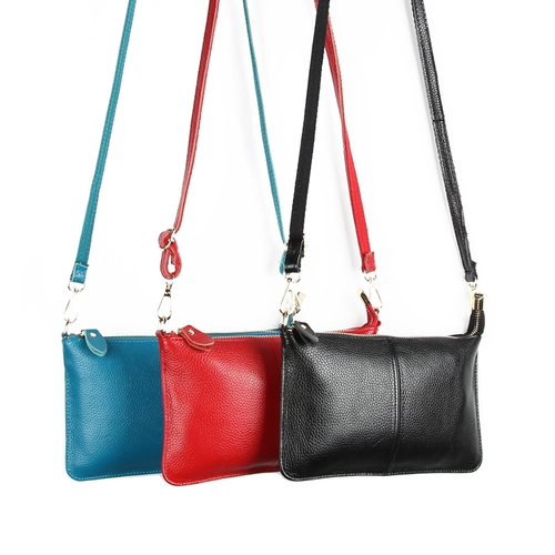 Кожаная модная маленькая сумка клатч, вместительная и большая сумка на одно плечо, коллекция 2023, из натуральной кожи