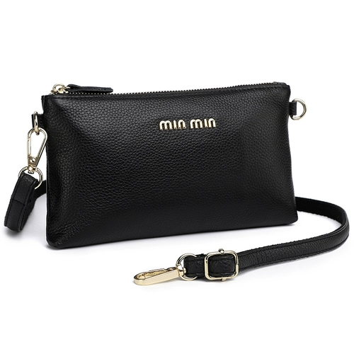 Маленькая сумка клатч, вместительная и большая кожаная сумка с петлей на руку, сумка на одно плечо, небольшая сумка, из натуральной кожи