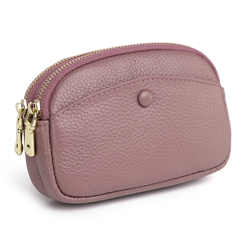 Кошелек, короткая модная сумка через плечо, маленькая небольшая сумка для матери, ключница, кожаные монеты, из натуральной кожи, простой и элегантный дизайн