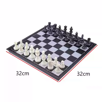 Chess Magnetic folding board portable set board game development brain puzzle game