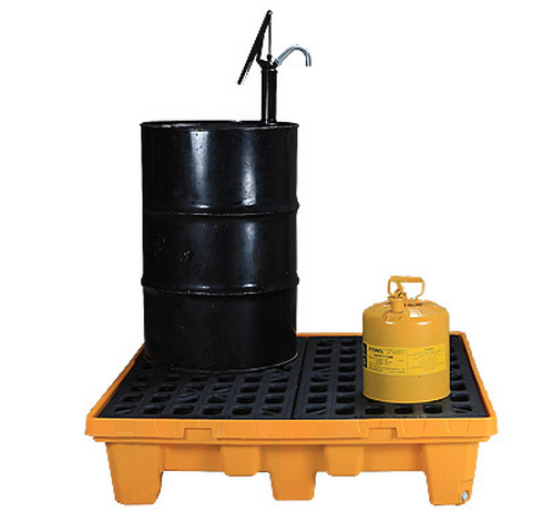 Sitebell SPP104 polyethylene leak tray (four barrels can be used with a stacker) can be opened to increase the ticket