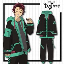 The Ghosts Blade Long sleeves Mens junior high school boys men and women autumn and winter short Zipper Tide 100 hitch coat secondary metabots