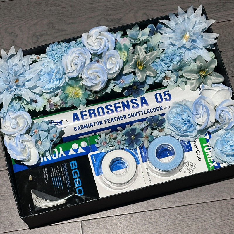 Creative Badminton Bouquet Flower Box DIY Handmade Material Package Artificial Flower Gift Box Decoration Birthday Teacher's Day Gift Creative Badminton Bouquet Flower Box DIY Handmade Material Package Artificial Flower Gift Box Decoration Birthday Teacher's Day Gift