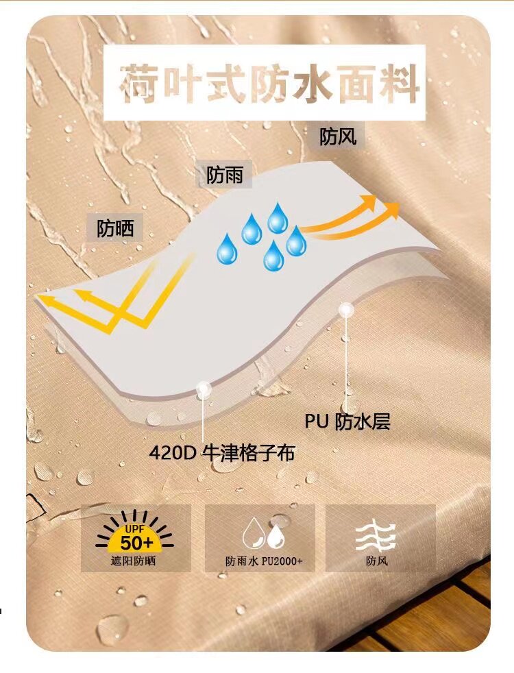 Атриум 汽车遮阳篷防雨自驾游侧边露营户外车边涂银防晒侧篷汽车天幕帐篷