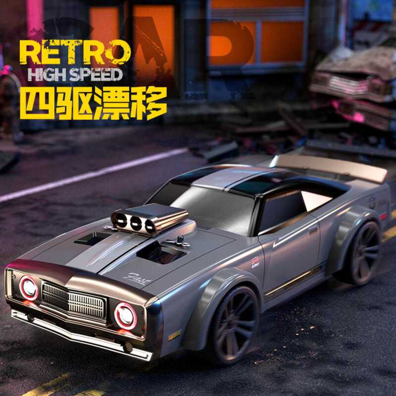 Drift Rc Remote Control Car Muscle Racing Car 1:16 Fast and Furious Full Scale Four-Wheel Drive High-Speed Toy Car Model