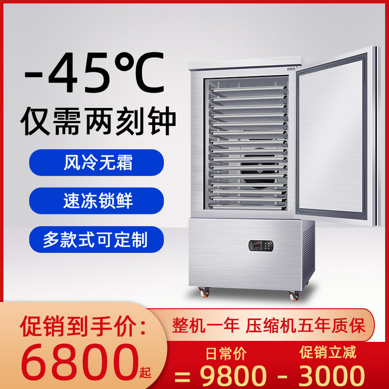 Commercial freezer small low temperature emergency frozen freezer Cucumber Water Dumper Freezer Bag Subzero 45 degrees Freezer Freezer Freezer