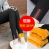 Quần nhung nữ mặc cho mẹ mùa thu và mùa đông Quần áo giữa và phụ nữ tuổi già Quần legging cạp cao quần dày ấm quần bút chì