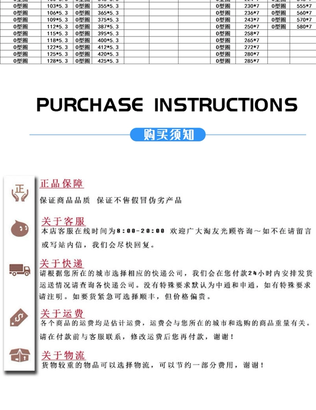 Vòng chữ O cao su flo có đường kính ngoài 3-100 * đường kính dây 1-5mm vòng đệm nhiệt độ cao và chống mài mòn tùy chỉnh vòng kích thước lớn có hình dạng đặc biệt gioăng thủy lực