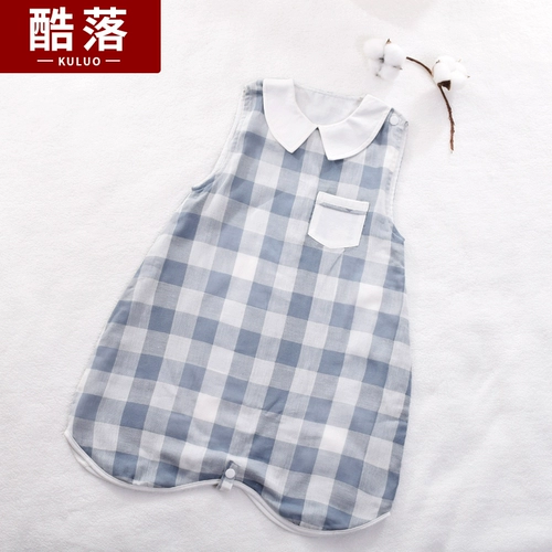 Детский спальный мешок, одеяло, пододеяльник, марлевая летняя тонкая акула, свободное движение для ног