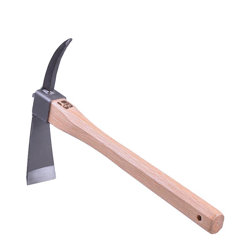 Xuanyan gardening garden Qinggang wooden handle foreign pick hoe loose soil weeding BKNJ