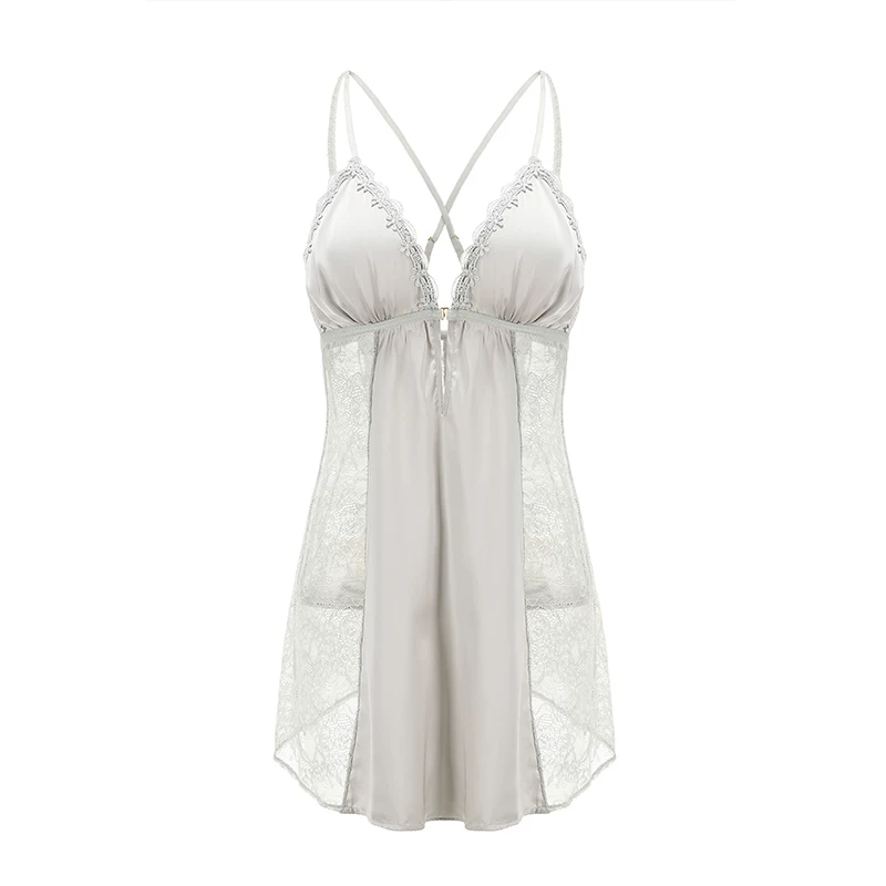 Sexy pijama, silk top with cups, plus size, lifting effect