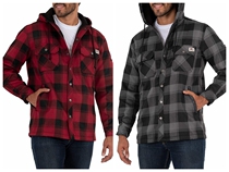 American tooling industry bosses Wells Lamont mens flannel hooded shirt jacket warm fashion jacket