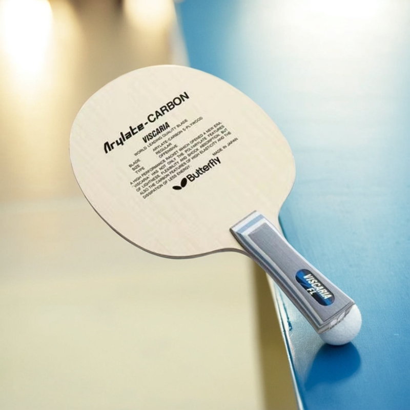 【Smart Table Tennis】Butterfly Vis Visnis Horizontal Racket, a Championship-Winning Weapon for Zhang Jike and Chen Meng, Japanese Version with Original Box Available