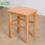 Столовый табурет квадратный стул домохозяйственной армированное деревянное стул стул Высокий стул Деревянный стул