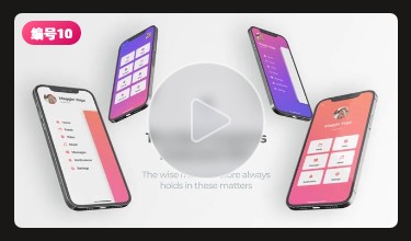 手机APP界面UI作品展示iPhone动态动效演示AE视频样机素材AEP模板插图10