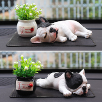 Emulation dog car swing piece cute bulldog pupdog model creative on-board ornament pet dog in car small animal