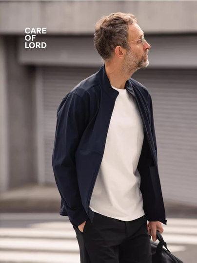 CARE OF LORD Navigator Spring and Summer Jacket Men's Stand Collar Casual Commuting Lightweight Jacket 7568