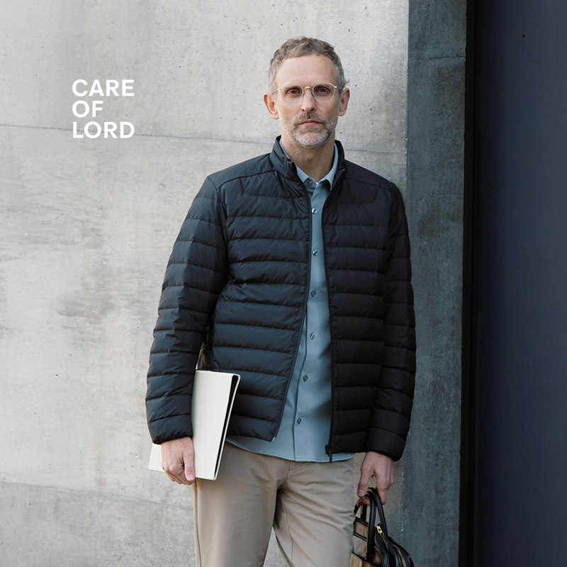 Care of Lord Navigator Series Men's Winter Lightweight Stand Collar Goose down Jacket Ribbed down Jacket 9623 Care of Lord Navigator Series Men's Winter Lightweight Stand Collar Goose down Jacket Ribbed down Jacket 9623