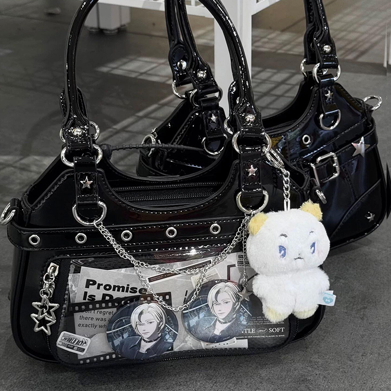 Aplysia Japanese-Style Dark Sweet Killer Bag, Two-Dimensional Soft Girl, Hot Girl, Comic Convention, Star-Chasing, Hand-Held, Shoulder, Crossbody Bag