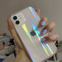 ins Aurora Laser Applicable iPhone 13 Apple 12 pro max mobile phone case x xr xsmax transparent soft shell teenage heart 11 pro max minimal 1