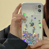 Brief SUPER FAIRY Loving Flow Sand applies Apple 13 phone shell iphone12pro max new 11 Advanced senses Small crowdx xr xsmax Andromeda 13pro anti-fall