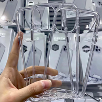 iPhone11 Transparent Mobile Case 12 is suitable for Apple 12 pro max full package hardcase x protection sleeve male and female Xs Max bright 13Pro MAX red upgrade