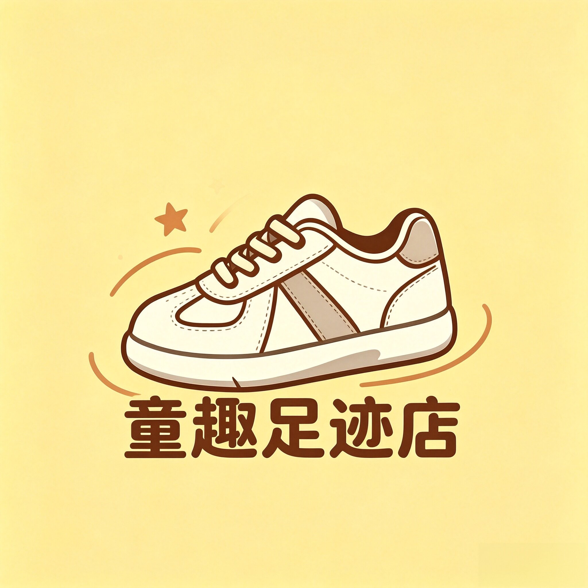 童趣足迹店的LOGO