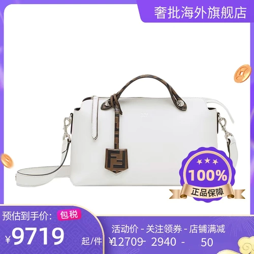 Fendi, кожаная бостонская сумка, сумка на одно плечо, сумка для телефона, барсетка, с печатью вашего логотипа