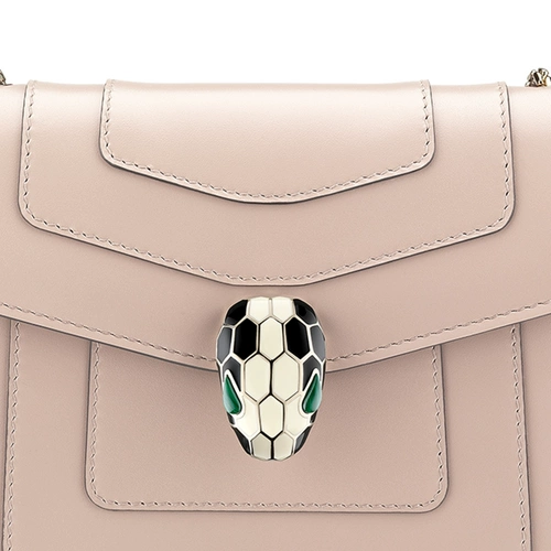 Bvlgari, классическая розовая сумка через плечо, цепь, сумка на одно плечо