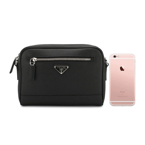 Prada, цепочка с молнией, маленькая сумка клатч, сумка на одно плечо, небольшая сумка, камера, сумка для техники, с печатью вашего логотипа