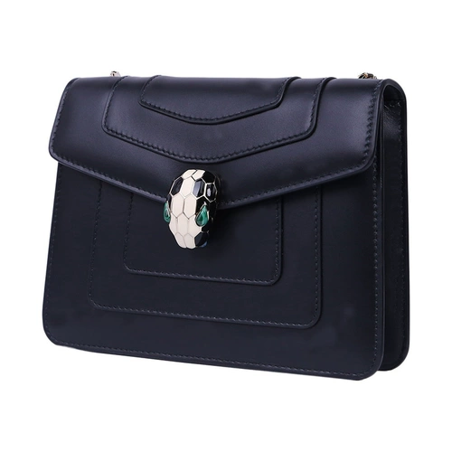 Bvlgari, черная сумка на одно плечо