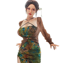 Silicone doll can be inserted into the whole body physical doll male adult sex toy simulation human figure inflatable doll