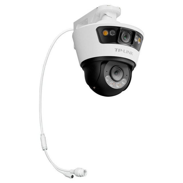 TP-LINK dual lens linkage ball machine wireless connection wifi outdoor waterproof camera mobile phone remote control