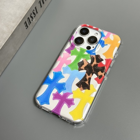Chrome Hearts 3D Cross Stitch Bling For Girls -Pro/Plus/Max/Air – 17, 16, 15, 14, 13 iPhone Case