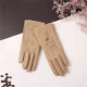 Găng tay nữ mùa đông ấm áp màn hình cảm ứng mùa thu học sinh hàn quốc cộng với nhung dày chống lạnh thỏ nhung găng tay đi xe găng tay - Găng tay