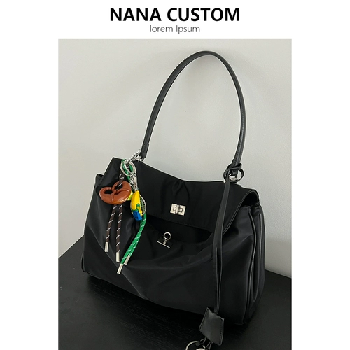 Нейлоновая универсальная вместительная и большая сумка через плечо, сумка подмышку, сумка на одно плечо, премиум класс