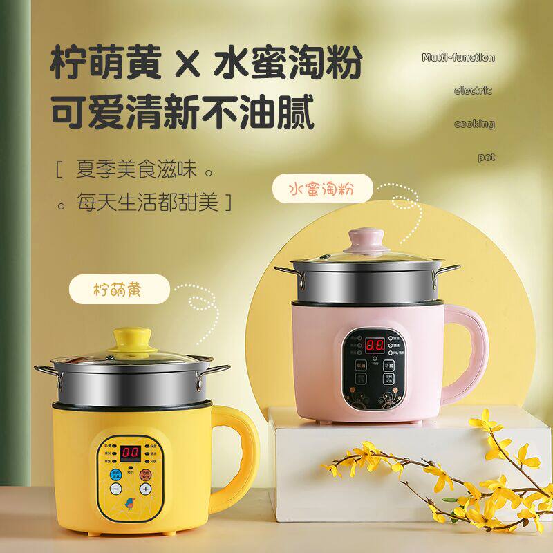 Electric steamer Small 1 person 2 Dormitory with reservation Multi-functional breakfast pot Mini small home plug-in electric small steam pot single