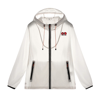 Charles peach heart hooded sunscreen clothes upf50+