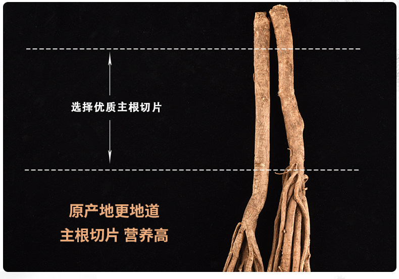 岷兴意 甘肃岷县非野生特级黄芪片 250g 降血压血脂血糖保护心脏 图7