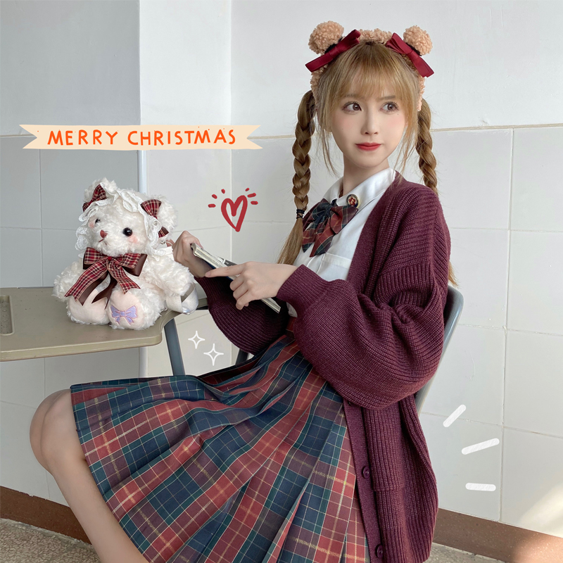 Spot muri original lolita bear bag handmade soft sister butterfly bow bow Lolita jk single shoulder bag bag