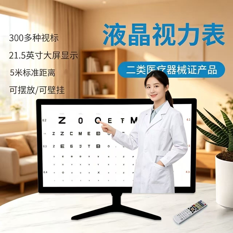 Ophthalmic Optometry Equipment Electronic Lcd Vision Chart Display for Optical Shops with Adjustable Distance Ophthalmic Optometry Equipment Electronic Lcd Vision Chart Display for Optical Shops with Adjustable Distance