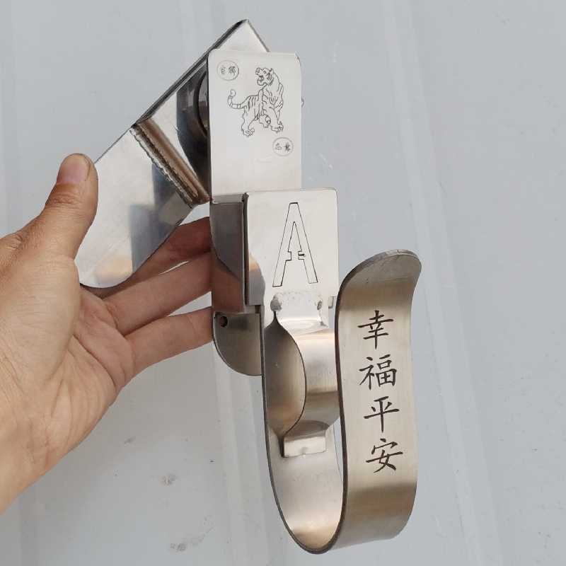 Shelf woodworking multi-function hook 360 degree rotation disassembly anti-waist pure white stainless steel other electric wrenches