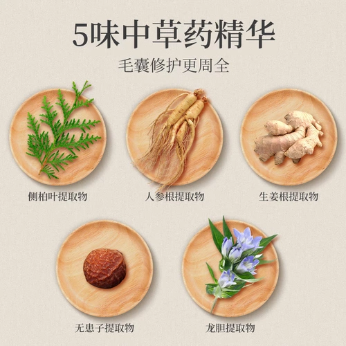 Волосы волос фолликул проникновенный сущность кожи головы, катящиеся бусины мужской леди